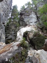 Schwedenlöcher <br>nach der Sprengung 2013