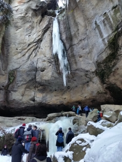 Die Gautschgrotte im Winter 2012