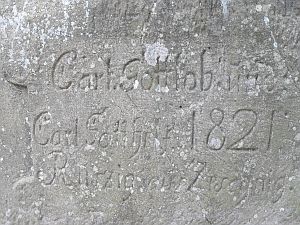 Einmeißlung am Hockstein