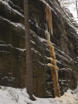 Die Gautschgrotte im Winter 2012