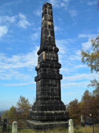 Wettinobelisk auf dem Lilienstein